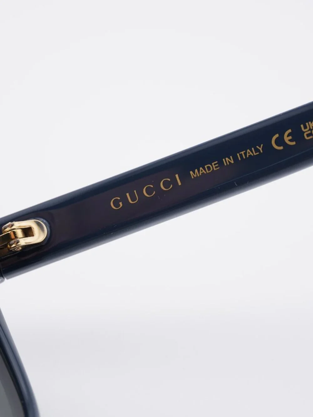 Gucci GG1985S 005 Sunglasses Blue Square Frame, Grey Lenses